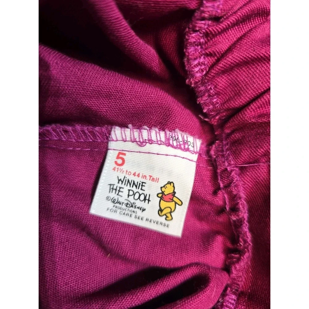 Vintage Girls Dress Winnie The Pooh Size 5‎ Purple